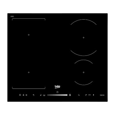 Beko HII64500FHT Induction Hob, Black Beko HII64500FHT Induction Hob, Black